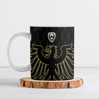 Custom World Football 2026 Austria Ceramic Mug Austrian Eagles Black Glory