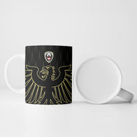 Custom World Football 2026 Austria Ceramic Mug Austrian Eagles Black Glory