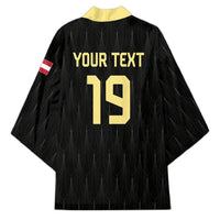 Custom World Football 2026 Austria Kimono Austrian Eagles Black Glory