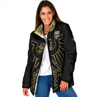 Custom World Football 2026 Austria Padded Jacket Austrian Eagles Black Glory