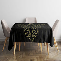 World Football 2026 Austria Tablecloth Austrian Eagles Black Glory