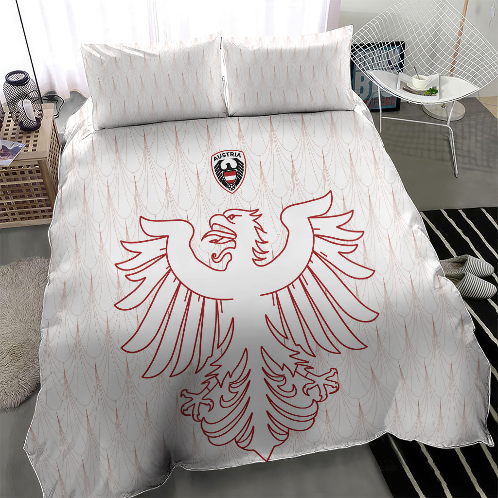 World Football 2026 Austria Bedding Set Austrian Eagles White Glory