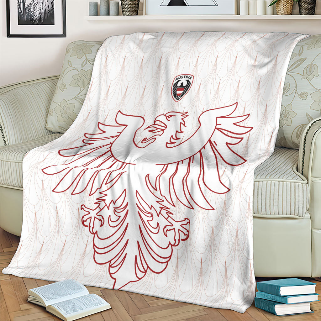 World Football 2026 Austria Blanket Austrian Eagles White Glory