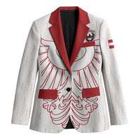 Custom World Football 2026 Austria Blazer Austrian Eagles White Glory