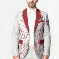 Custom World Football 2026 Austria Blazer Austrian Eagles White Glory