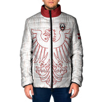 Custom World Football 2026 Austria Padded Jacket Austrian Eagles White Glory