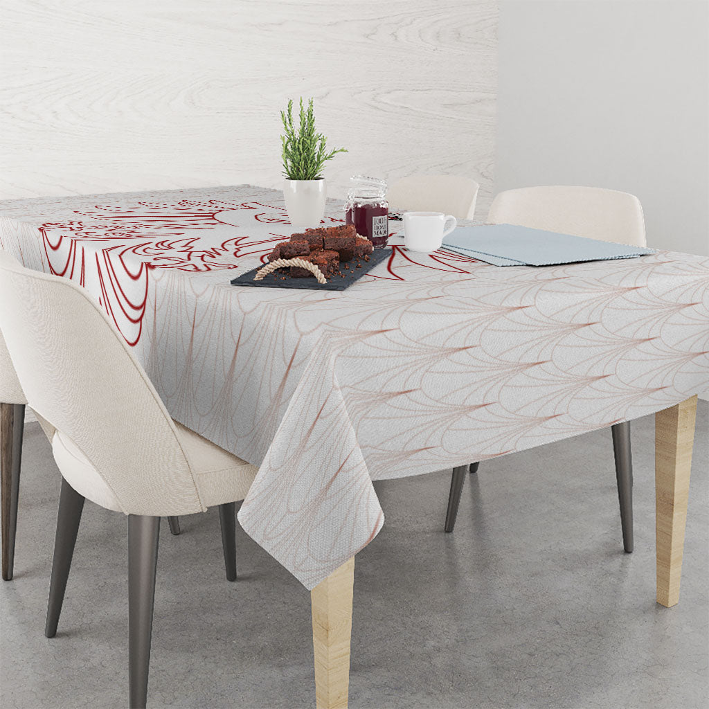 World Football 2026 Austria Tablecloth Austrian Eagles White Glory
