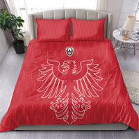World Football 2026 Austria Bedding Set Austrian Eagles Red Glory