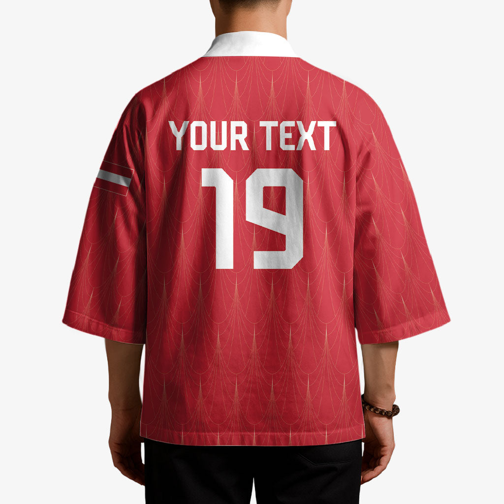 Custom World Football 2026 Austria Kimono Austrian Eagles Red Glory