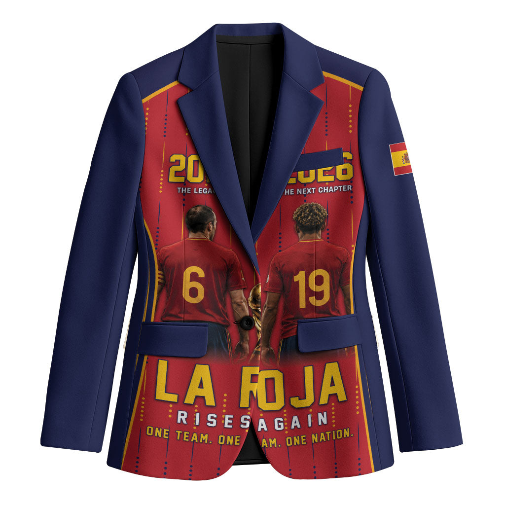Custom Spain La Roja Football Blazer 2010 Legacy 2026 Next Chapter