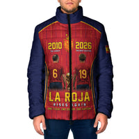 Custom Spain La Roja Football Padded Jacket 2010 Legacy 2026 Next Chapter
