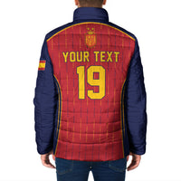 Custom Spain La Roja Football Padded Jacket 2010 Legacy 2026 Next Chapter