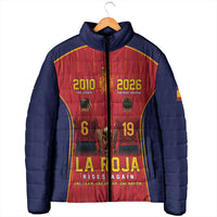 Custom Spain La Roja Football Padded Jacket 2010 Legacy 2026 Next Chapter