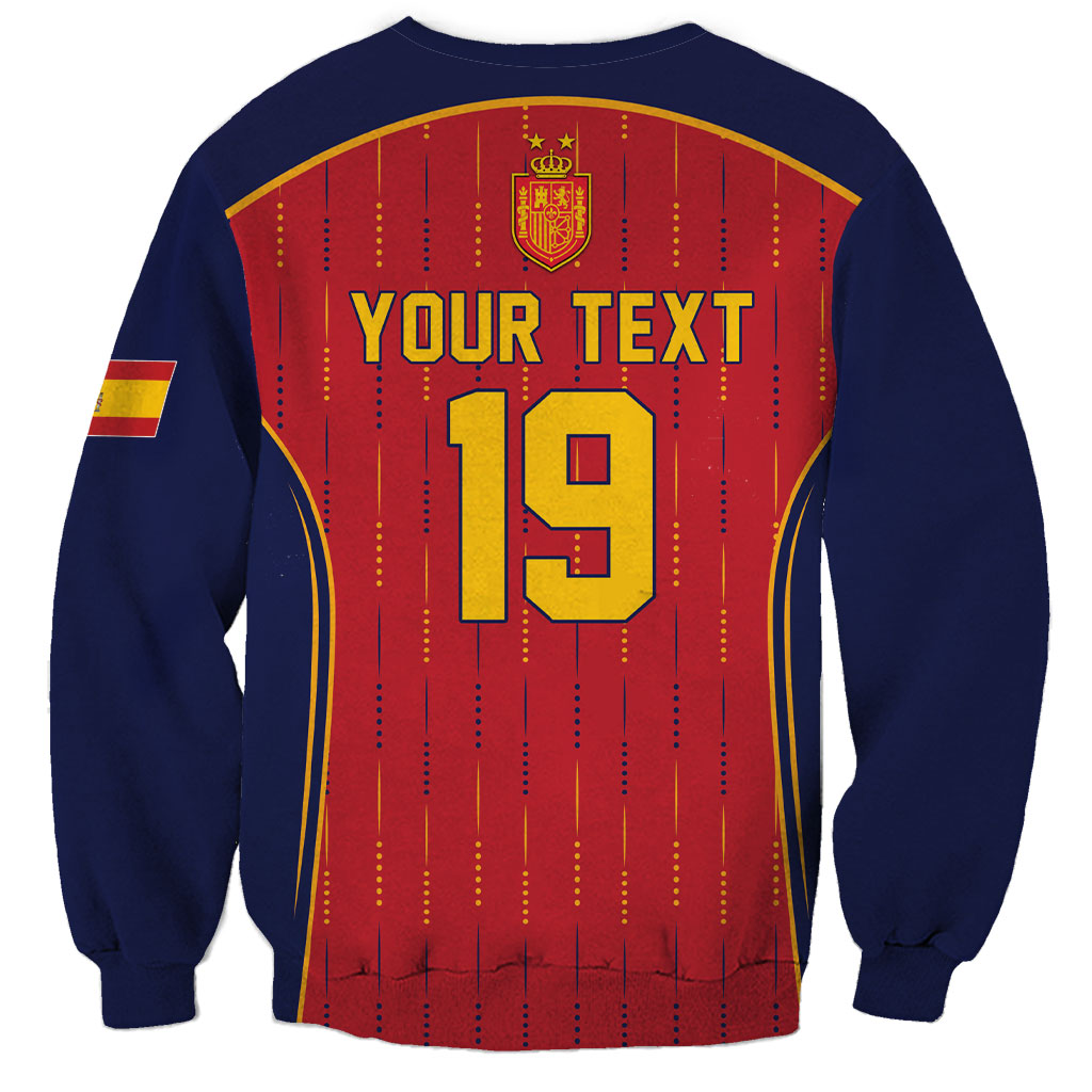 Custom Spain La Roja Football Sweatshirt 2010 Legacy 2026 Next Chapter