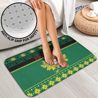 Personalized Portugal Christmas Bathroom Set Emblem With Flag Style - Wonder Print Shop
