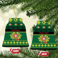 Personalized Portugal Christmas Ceramic Ornament Emblem With Flag Style LT19
