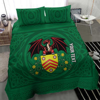 Personalized Glamorgan Wales Bedding Set Welsh Red Dragon And Daffodil - Wonder Print Shop