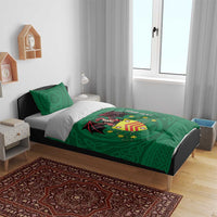 Personalized Glamorgan Wales Bedding Set Welsh Red Dragon And Daffodil - Wonder Print Shop