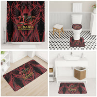 Albania Independence Day Bathroom Set Double Headed Eagle 114th Anniversary