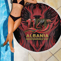 Albania Independence Day Beach Blanket Double Headed Eagle 114th Anniversary