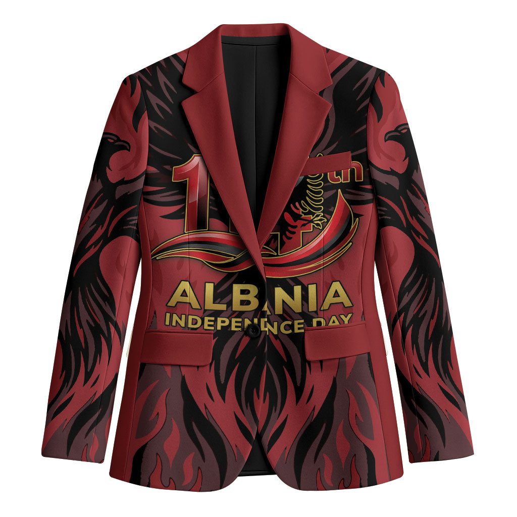 Personalized Albania Independence Day Blazer Double Headed Eagle 114th Anniversary