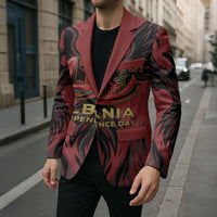 Personalized Albania Independence Day Blazer Double Headed Eagle 114th Anniversary