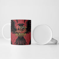 Personalized Albania Independence Day Ceramic Mug Double Headed Eagle 114th Anniversary