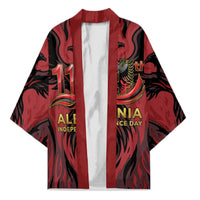 Personalized Albania Independence Day Kimono Double Headed Eagle 114th Anniversary