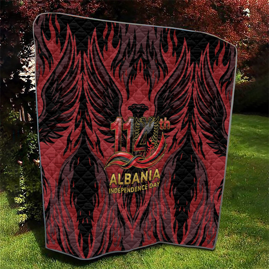 Albania Independence Day Quilt Double Headed Eagle 114th Anniversary