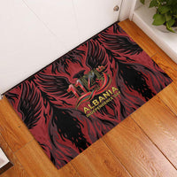 Albania Independence Day Rubber Doormat Double Headed Eagle 114th Anniversary