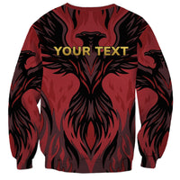 Personalized Albania Independence Day Sweatshirt Double Headed Eagle 114th Anniversary