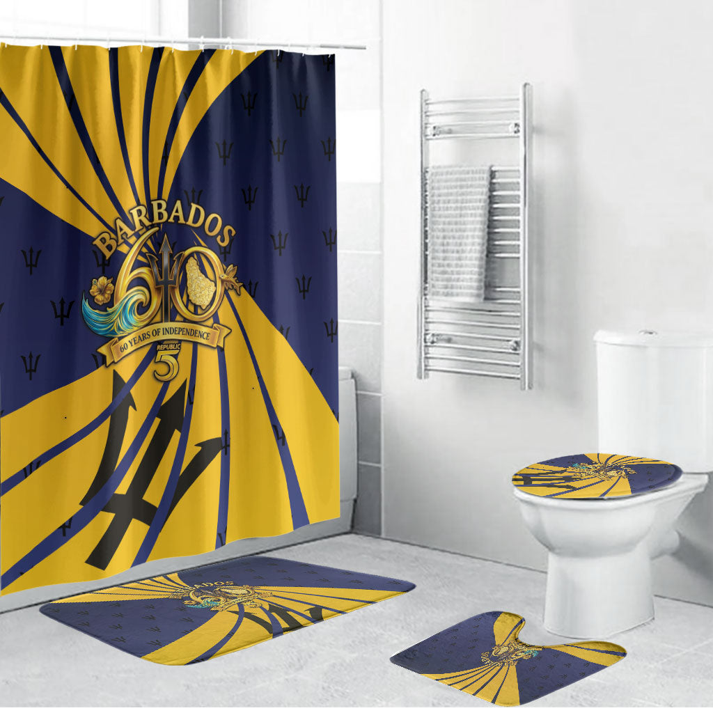 Barbados Independence Day Bathroom Set 60th Anniversary Barbados Trident