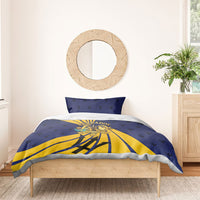 Barbados Independence Day Bedding Set 60th Anniversary Barbados Trident