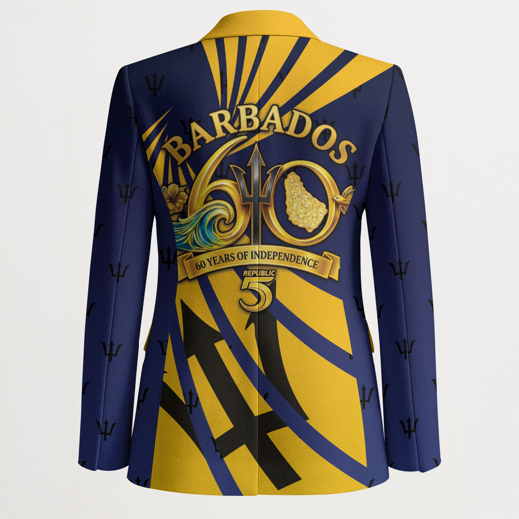 Barbados Independence Day Blazer 60th Anniversary Barbados Trident