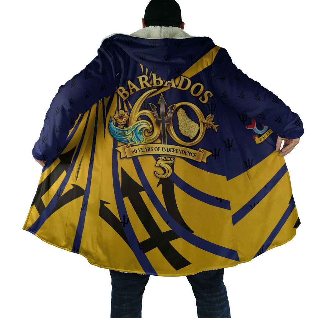 Barbados Independence Day Cloak 60th Anniversary Barbados Trident
