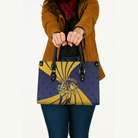 Barbados Independence Day Leather Bag 60th Anniversary Barbados Trident