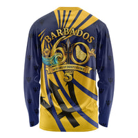 Barbados Independence Day Long Sleeve Shirt 60th Anniversary Barbados Trident