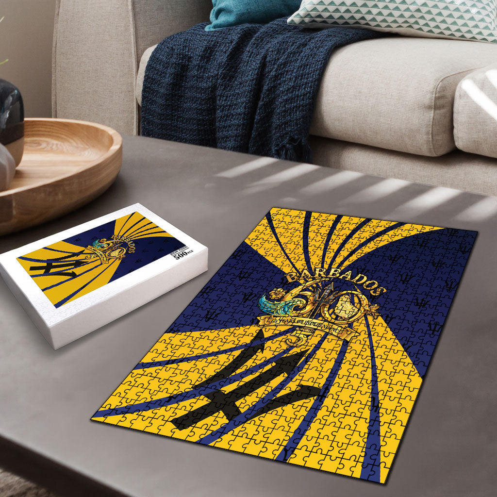 Barbados Independence Day Puzzle 60th Anniversary Barbados Trident