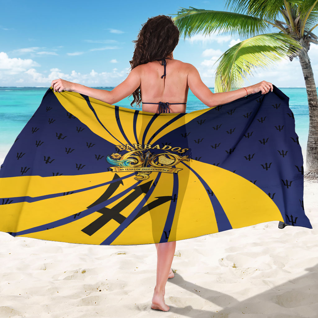 Barbados Independence Day Sarong 60th Anniversary Barbados Trident