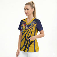 Barbados Independence Day Scrub Top 60th Anniversary Barbados Trident