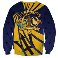 Barbados Independence Day Sweatshirt 60th Anniversary Barbados Trident