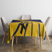 Barbados Independence Day Tablecloth 60th Anniversary Barbados Trident