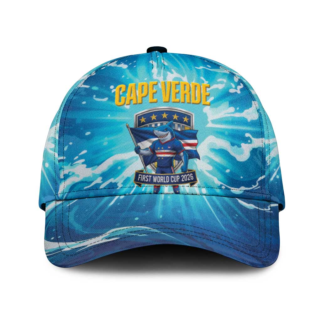 Blue Shark Cape Verde Football Classic Cap First World Cup 2026 - Wonder Print Shop