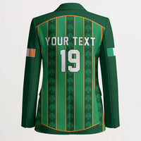 Custom Rugby Ireland Blazer Irish Lucky Shamrock