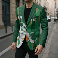 Custom Rugby Ireland Blazer Irish Lucky Shamrock