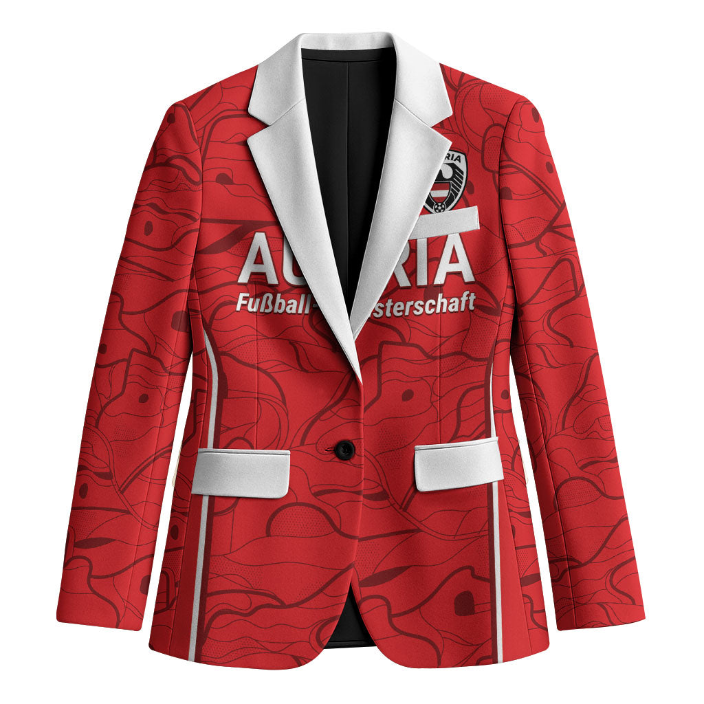 Custom World Football 2026 Austria Blazer Fussball WM Gemma Burschen Red Glory