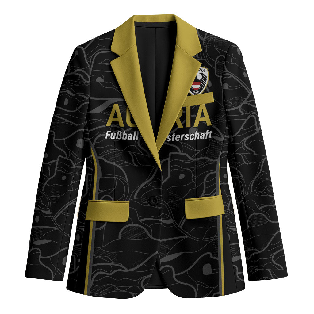 Custom World Football 2026 Austria Blazer Fussball WM Gemma Burschen Black Glory