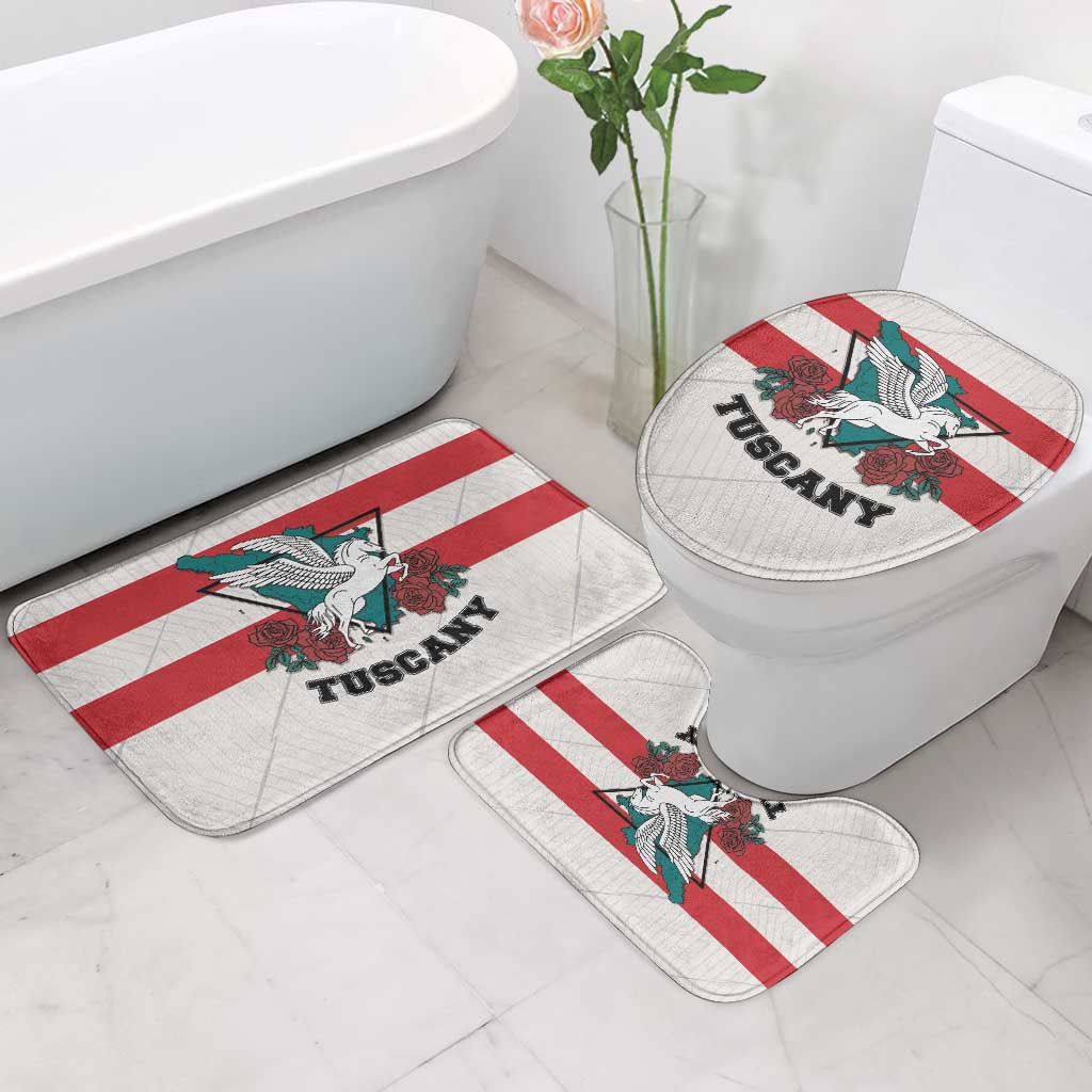 Italy Tuscany Bathroom Set Pegasus With Map Style - Wonder Print Shop