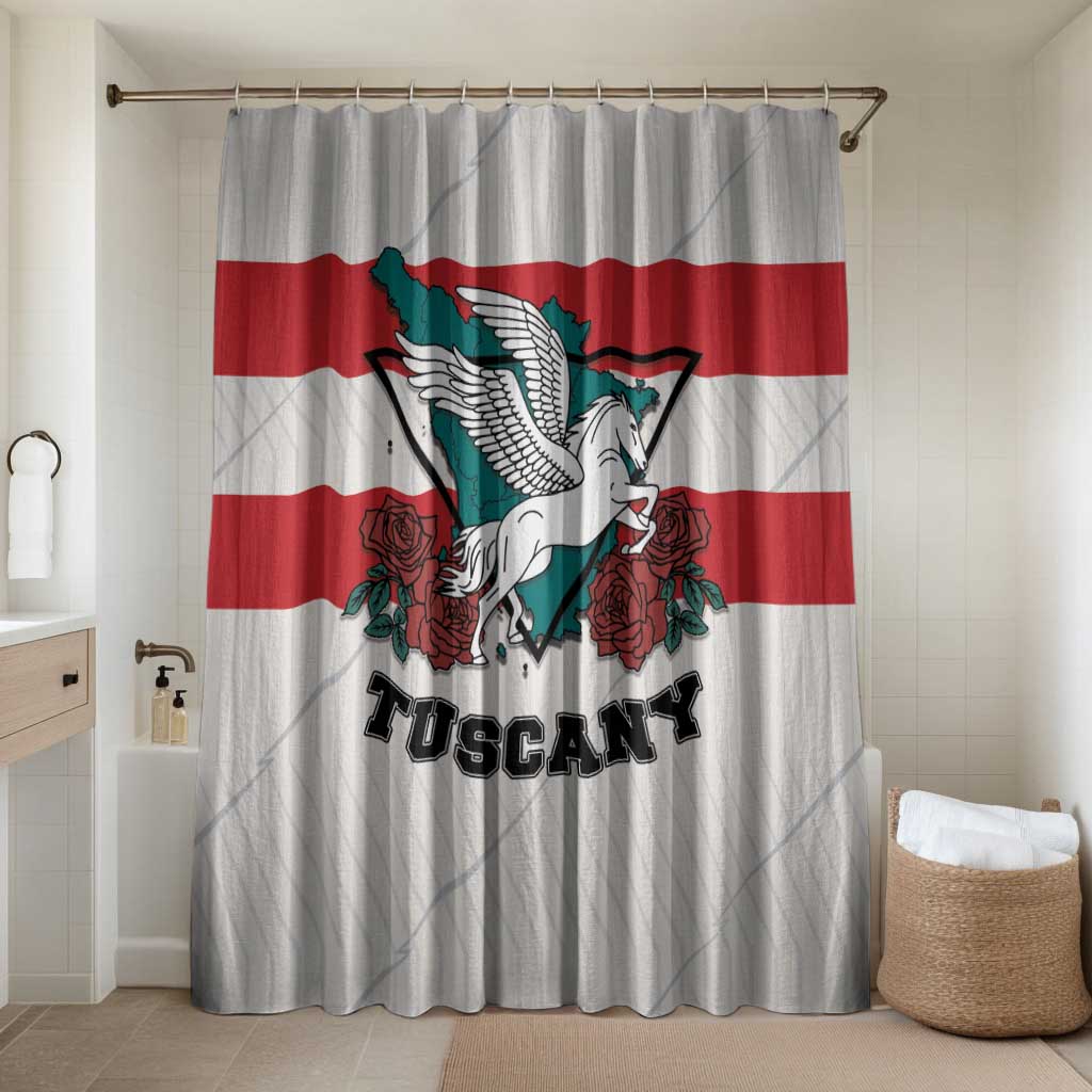 Italy Tuscany Bathroom Set Pegasus With Map Style - Wonder Print Shop