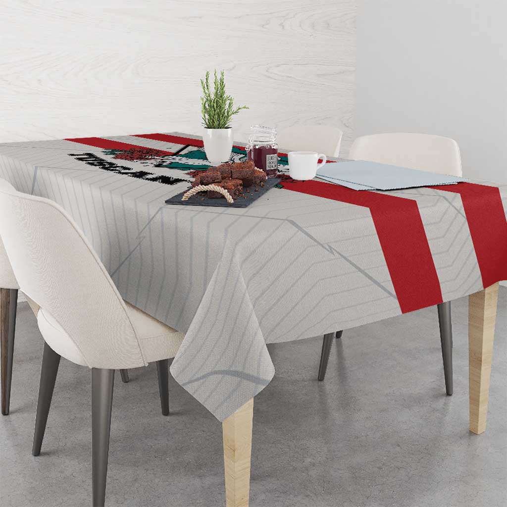 Italy Tuscany Tablecloth Pegasus With Map Style - Wonder Print Shop